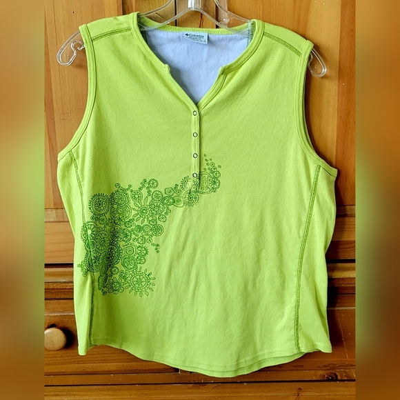 Columbia Women's Tank Top Green Size XL - Picture 1 of 4